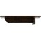 Ekena Millwork Heaton Hidden Support Steel Bracket w/ 6" Support Depth, Antiqued Brass 3"W x 10"D x 2"H BKTM03X10X02HEABS - alternate 6